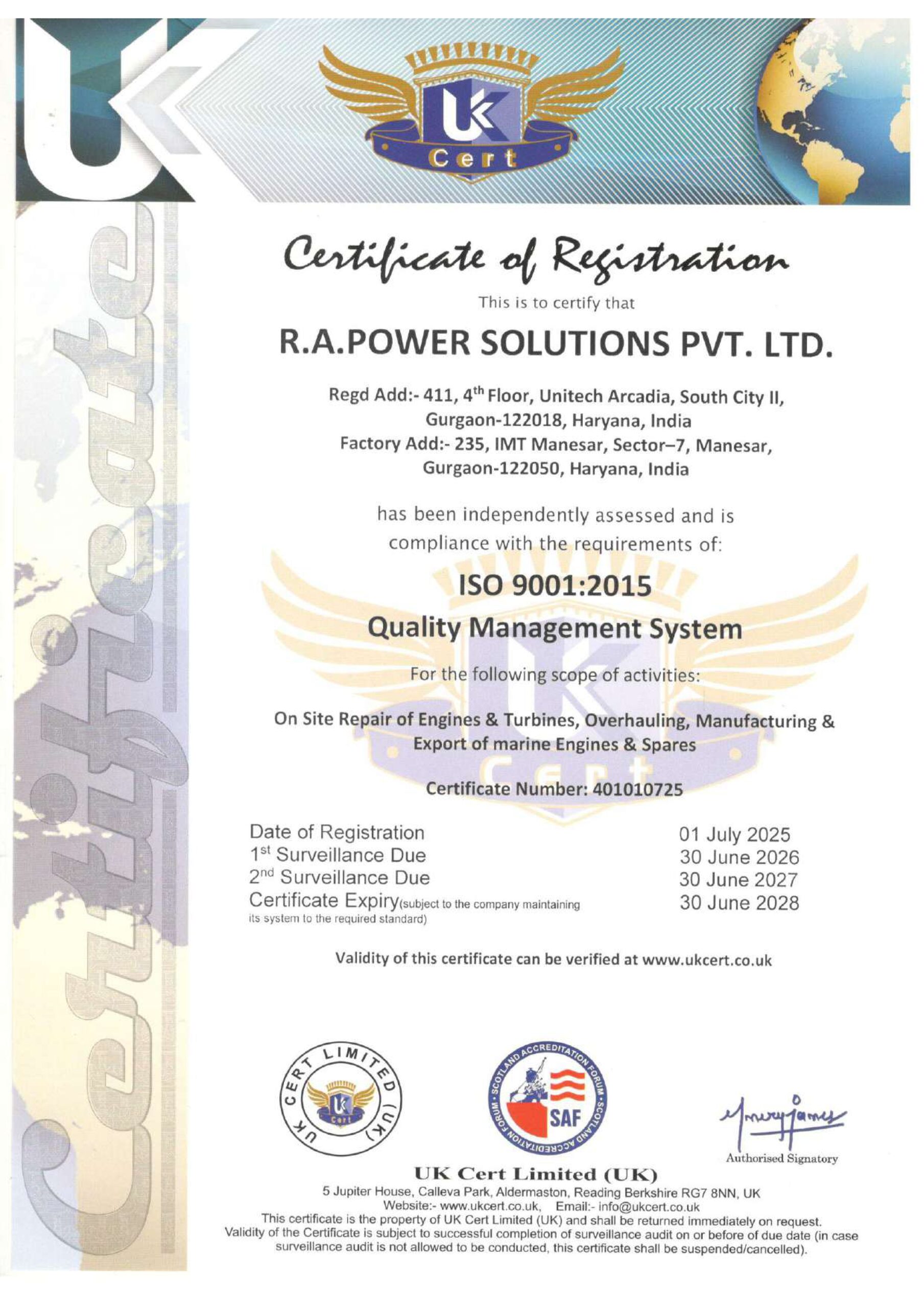 RA Power Solutions
