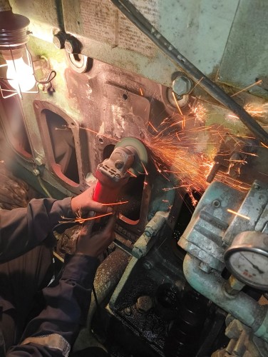 Onsite metal Stitching in Process