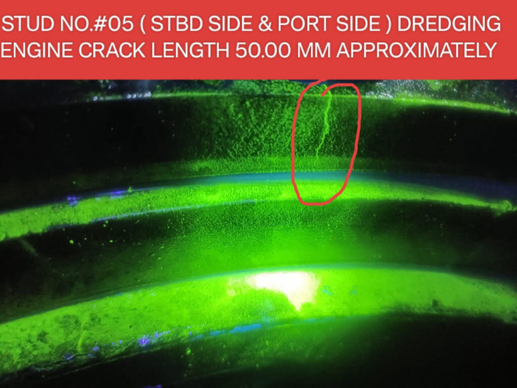 Crack Observed in Engine Block